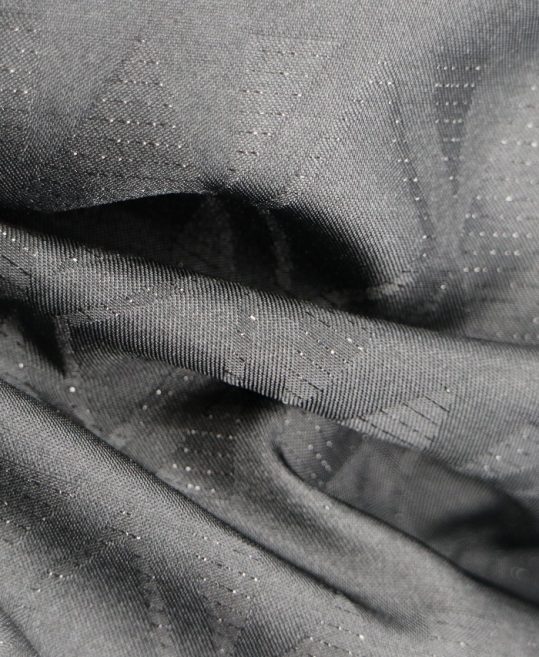 紋付袴レンタル・成人式・結婚式・卒業式|黒　黒ラメ菱形[身長180cm対応]No.317